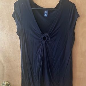 Gap, black, maternity, shirt